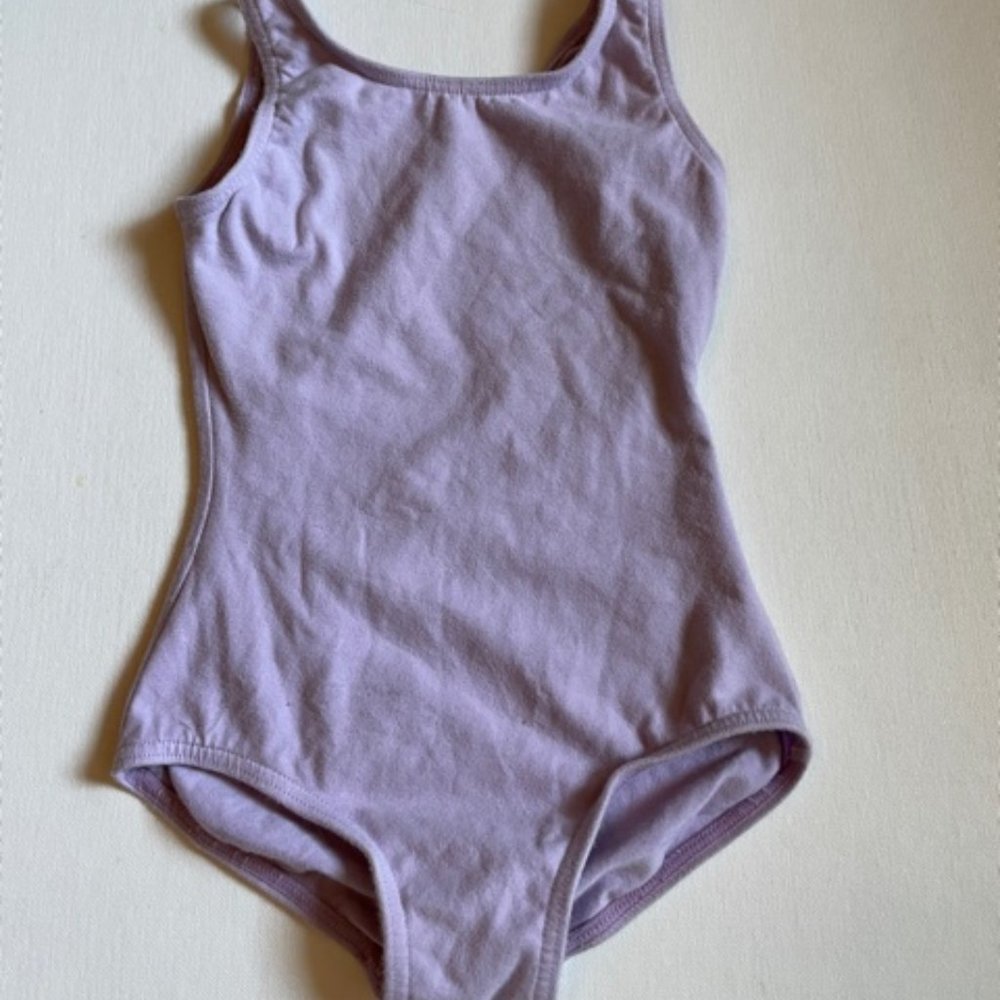 Capezio lavender sleeveless leotard youth size 4/5